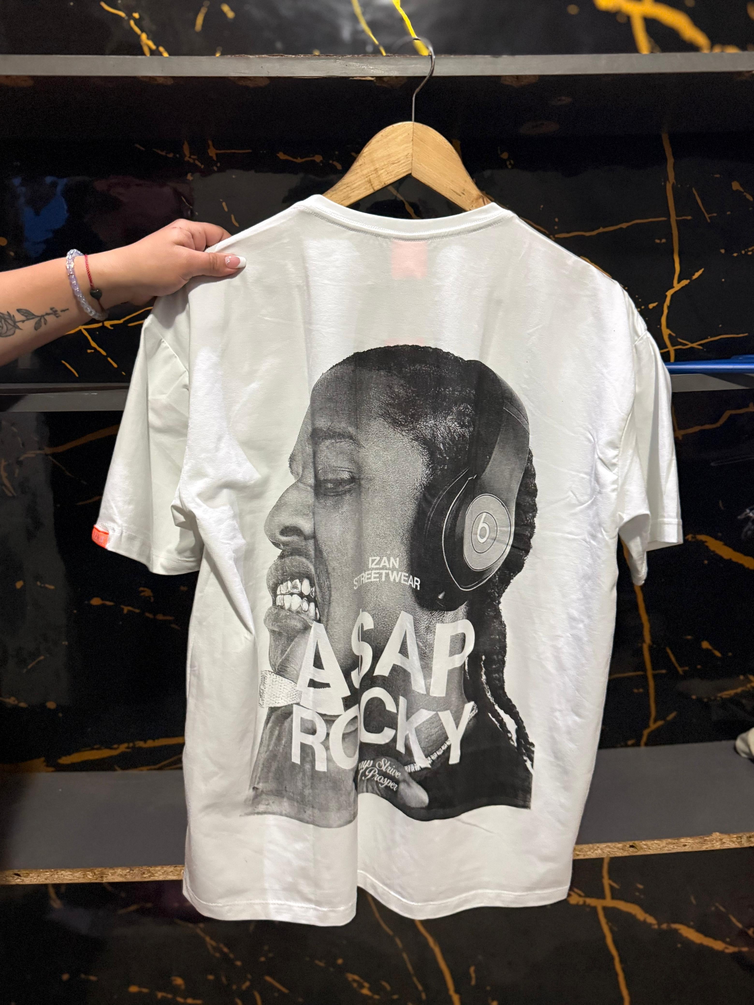 Camisa A$AP Rocky Oversize – Algodón 180g | Talla S